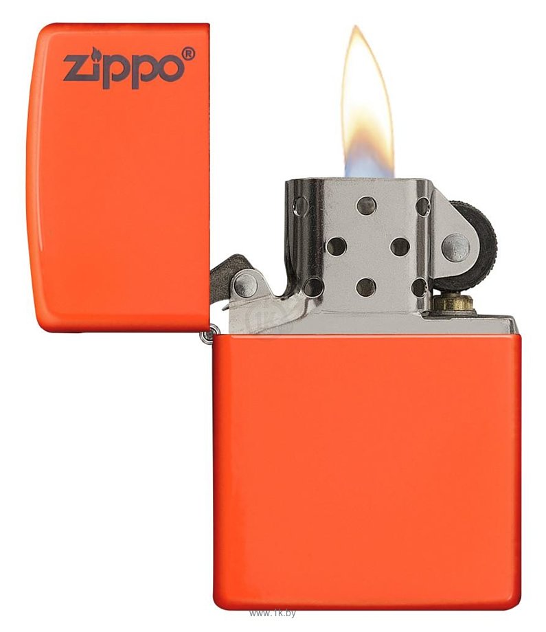Фотографии Zippo Neon Orange Zippo Logo (28888ZL-000003)