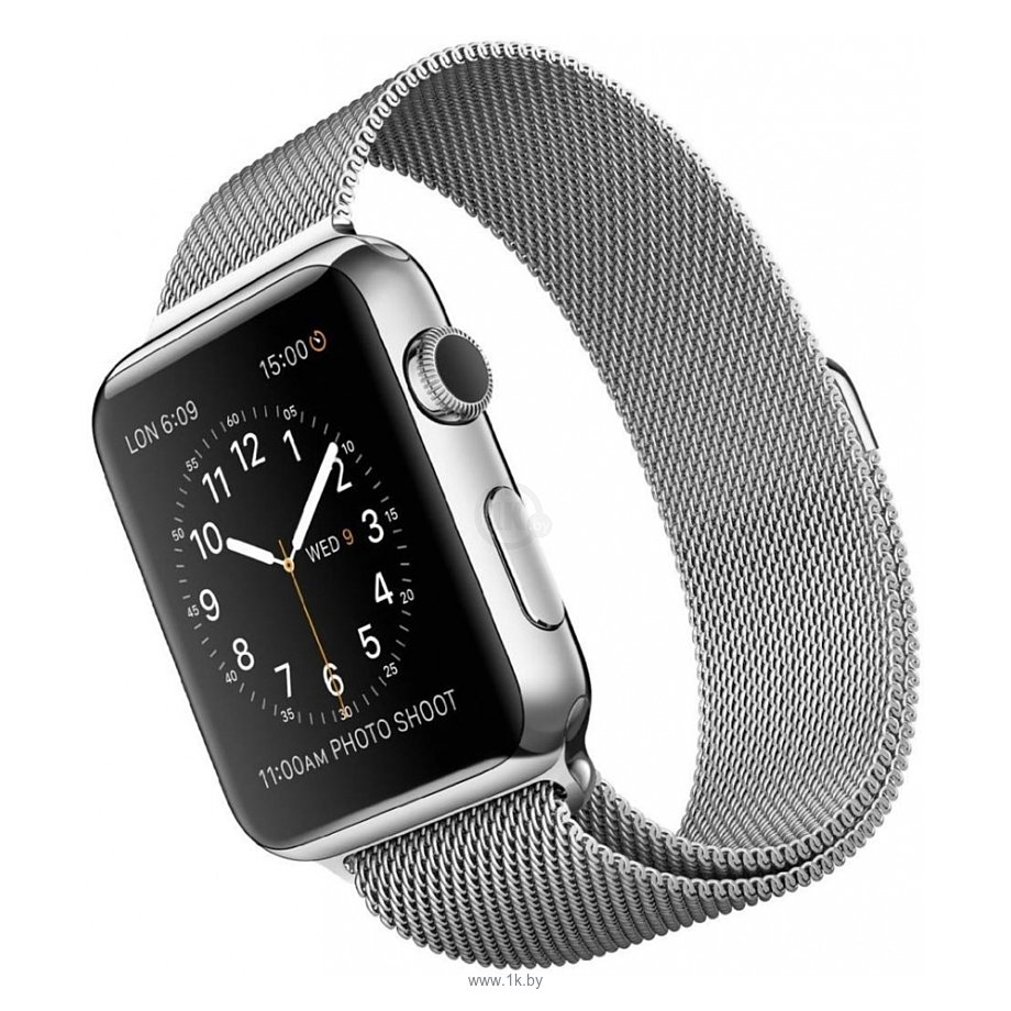 Фотографии Apple Watch 42mm Stainless Steel with Milanese Loop (MJ3Y2)