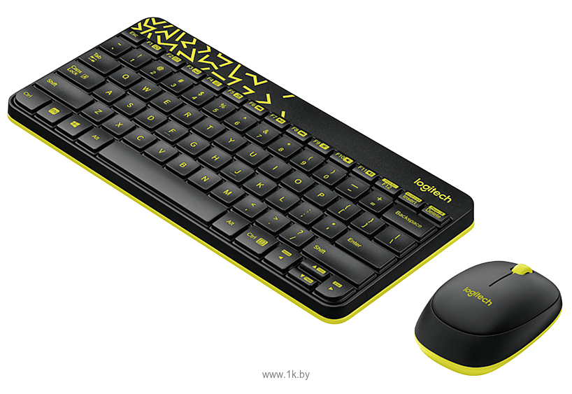 Фотографии Logitech MK240 Nano black-Yellow USB