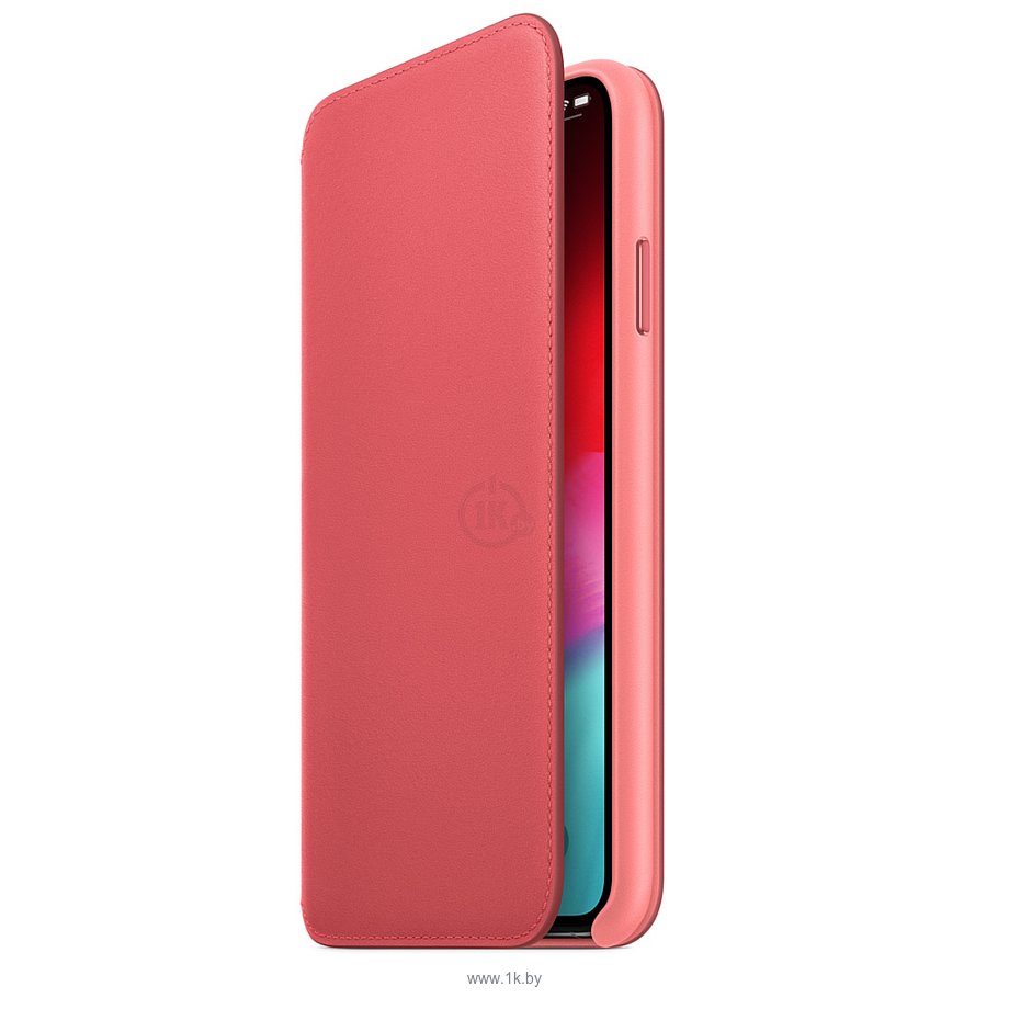 Фотографии Apple Leather Folio для iPhone XS Max Peony Pink