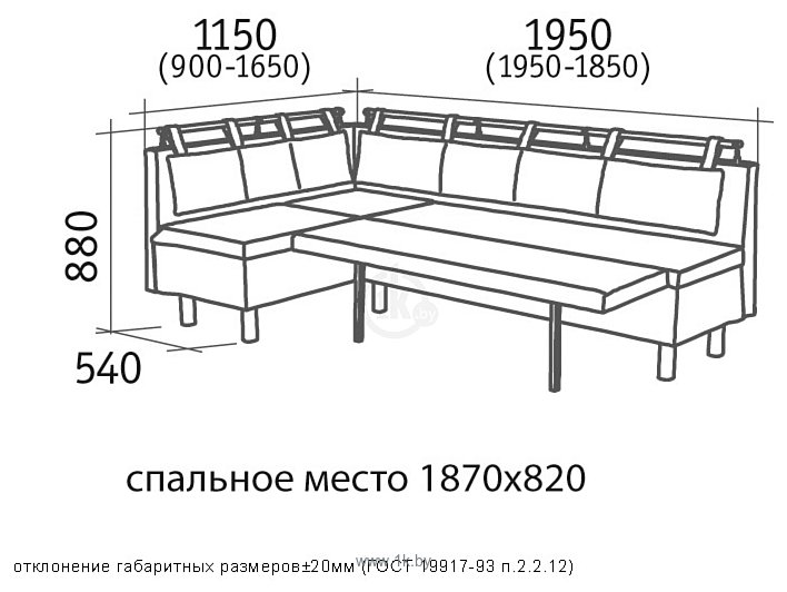 Диван на балкон схема