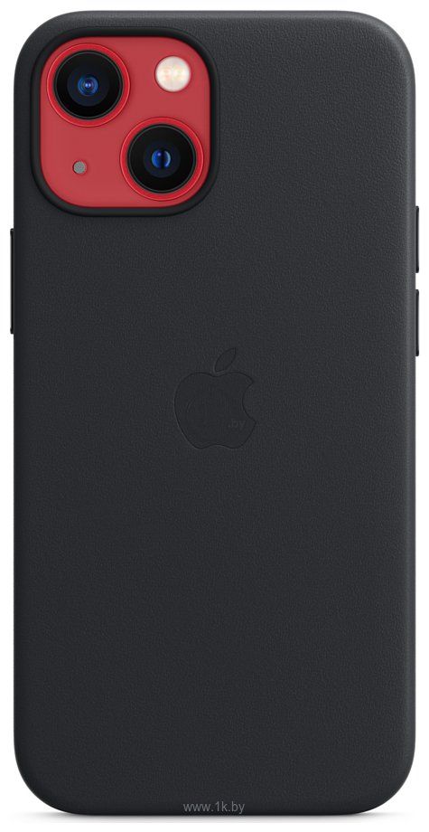 Фотографии Apple MagSafe Leather Case для iPhone 13 mini (темная ночь)