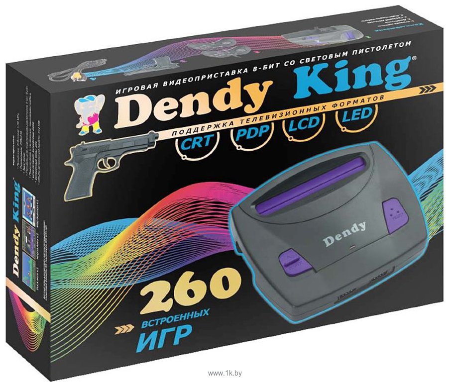 Фотографии Dendy King 260 игр + световой пистолет