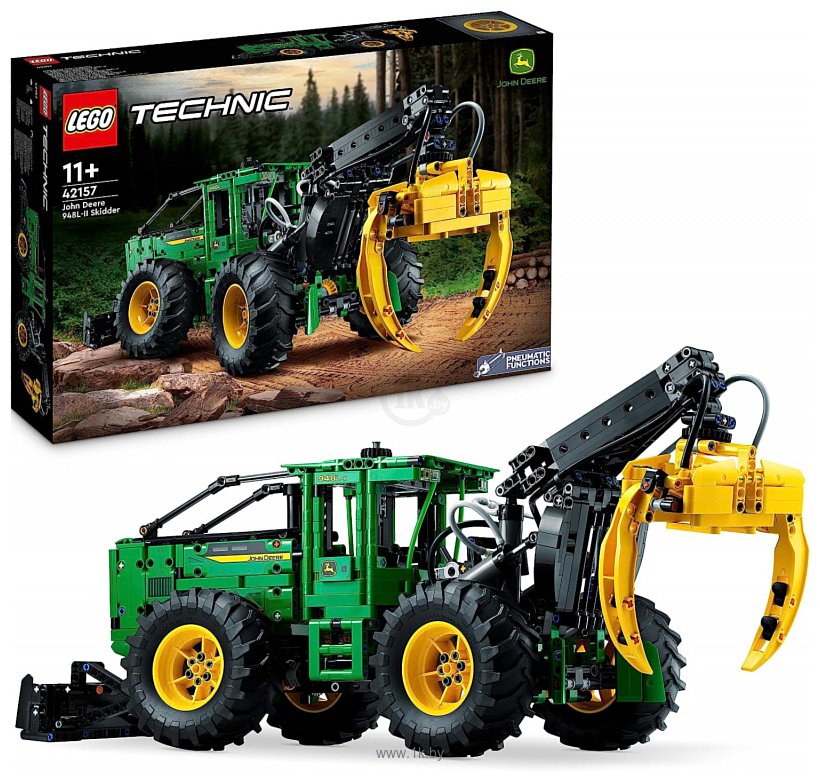 Фотографии LEGO Technic 42157 Трелевочный трактор John Deere 948L-II