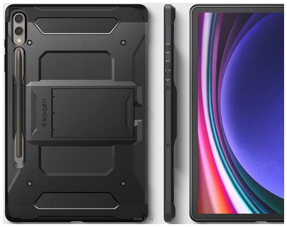 Фотографии Spigen Tough Armor Pro для Galaxy Tab S9 Plus (черный)