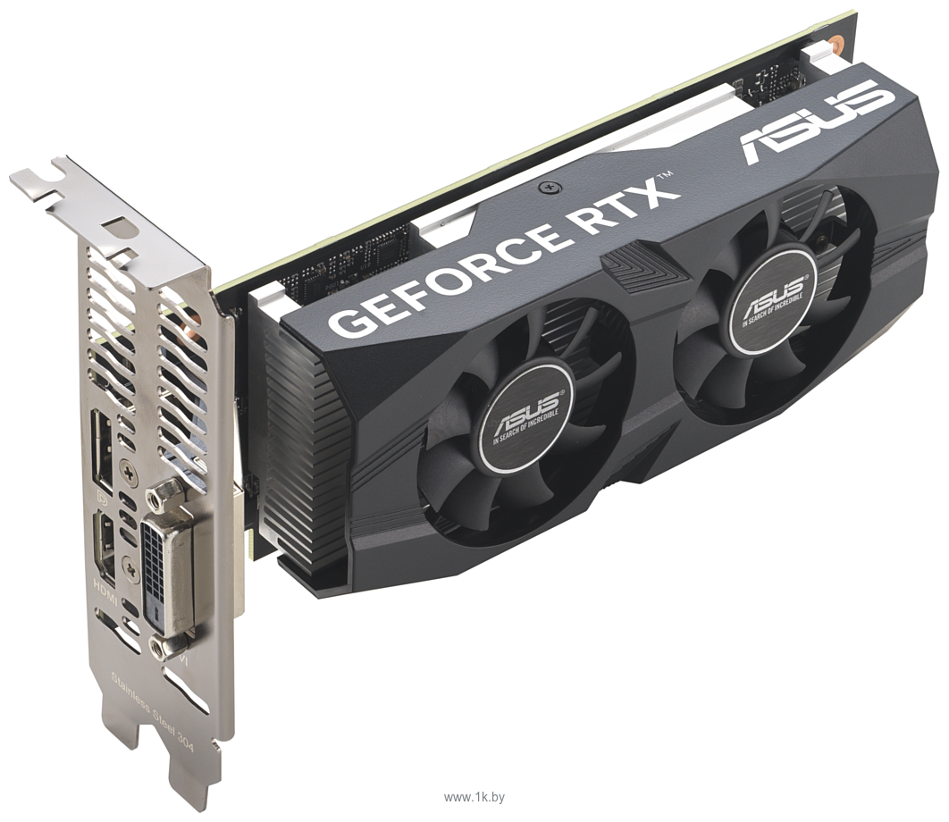 Фотографии ASUS Dual GeForce RTX 3050 LP BRK OC Edition 6GB GDDR6 (RTX3050-O6G-LP-BRK)