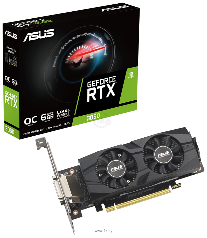 Фотографии ASUS Dual GeForce RTX 3050 LP BRK OC Edition 6GB GDDR6 (RTX3050-O6G-LP-BRK)