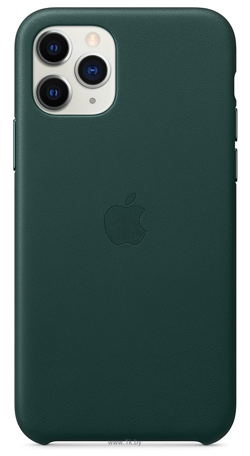 Фотографии Apple Leather Case для iPhone 11 Pro Max (зеленый лес)
