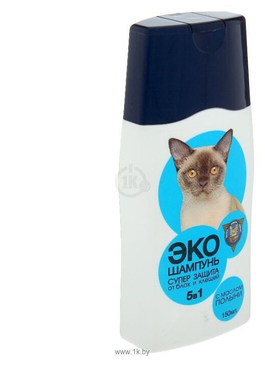 Фотографии Барсик шампунь от блох и клещей Эко Супер защита от блох и клещей 5в1 для кошек