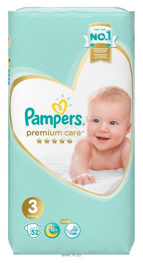 Фотографии Pampers Premium Care Midi 3 (6-10 кг), 52 шт
