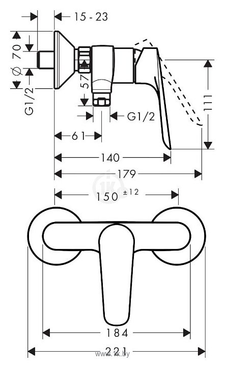 Фотографии hansgrohe Logis E 71602000