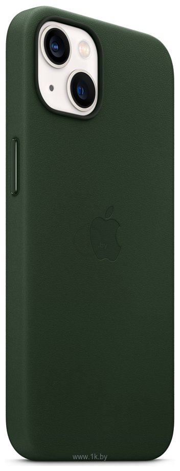 Фотографии Apple MagSafe Leather Case для iPhone 13 (зеленая секвойя)