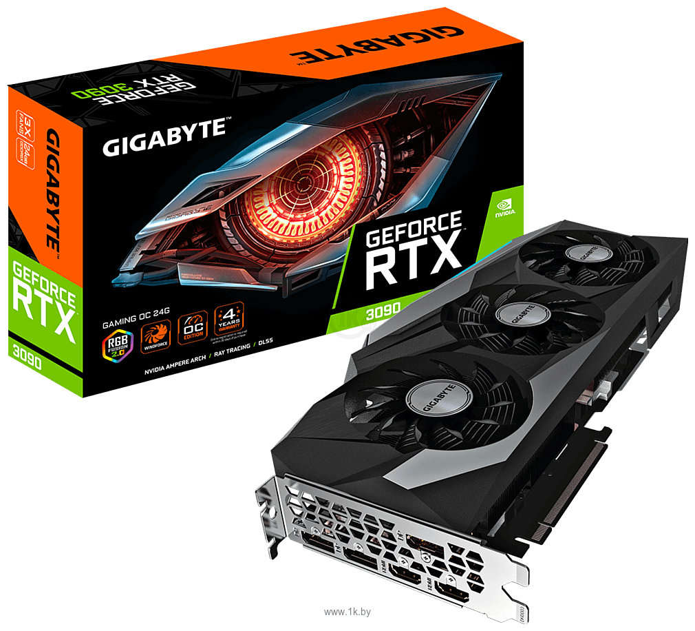 Фотографии Gigabyte GeForce RTX 3090 Gaming OC 24GB GDDR6X (GV-N3090GAMING OC-24GD)