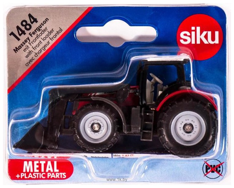 Фотографии Siku Massey Ferguson с погрузчиком 1484