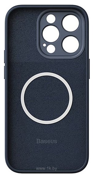 Фотографии Baseus Liquid Silica Gel Magnetic Case для iPhone 14 Pro (синий)