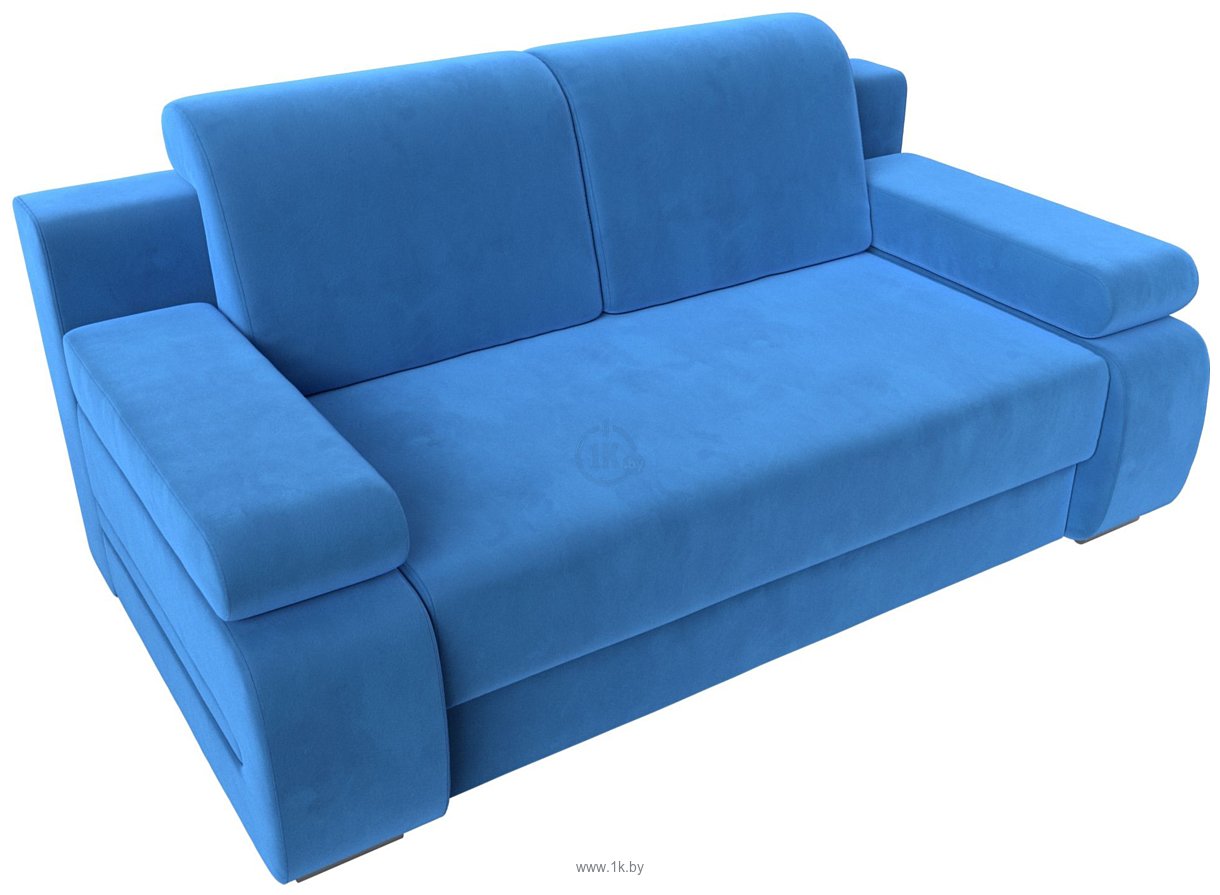 Фотографии Лига диванов Денвер 114656 (велюр голубой)