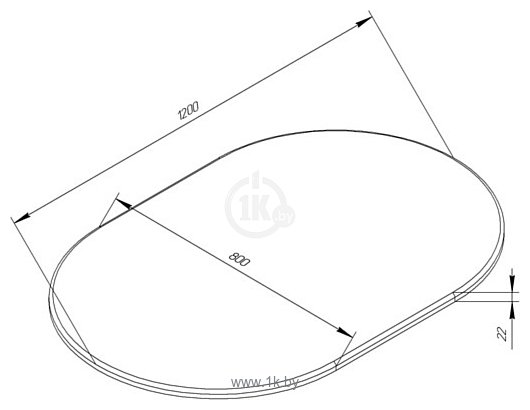 Фотографии Sheffilton SHT-TU65/TT 120/80 МДФ овальный (белый/белоснежная шагрень)