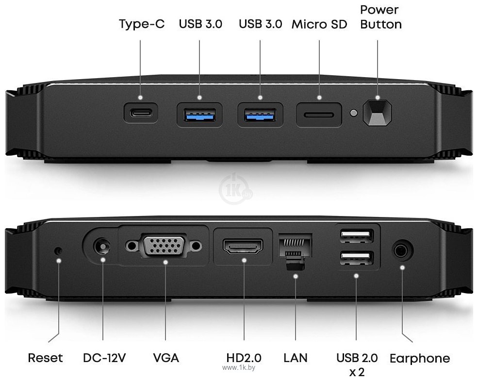 Фотографии Chuwi Herobox Intel N100 8+256, Windows 11 Pro