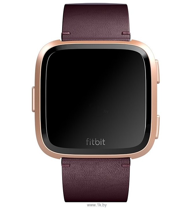 Фотографии Fitbit кожаный для Fitbit Versa (L, plum)