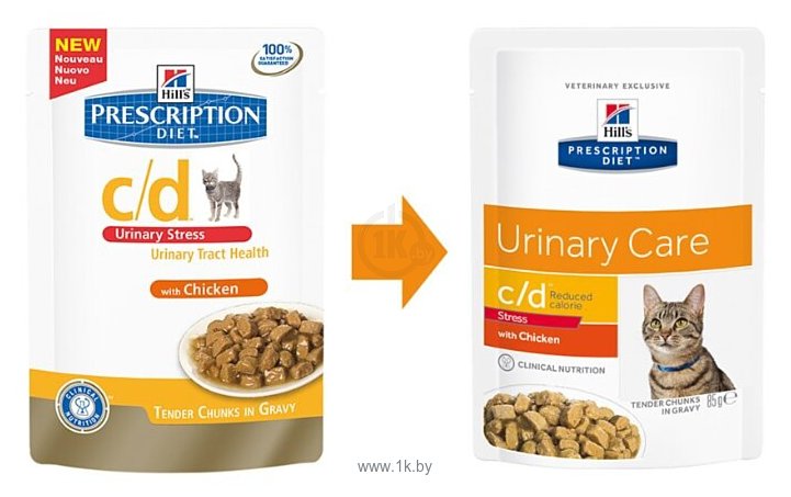 Фотографии Hill's Prescription Diet C/D Feline Urinary Stress Chicken dry (0.4 кг)