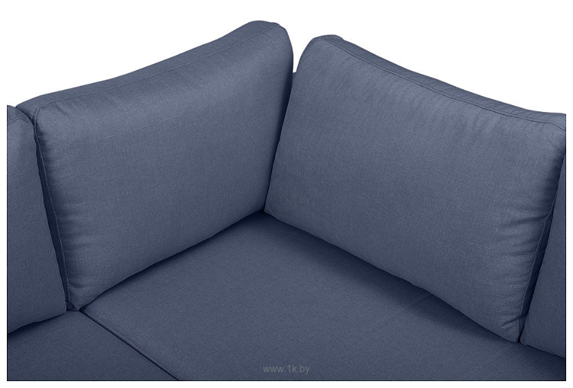 Фотографии Divan Мансберг Textile Blue (правый, рогожка, синий)