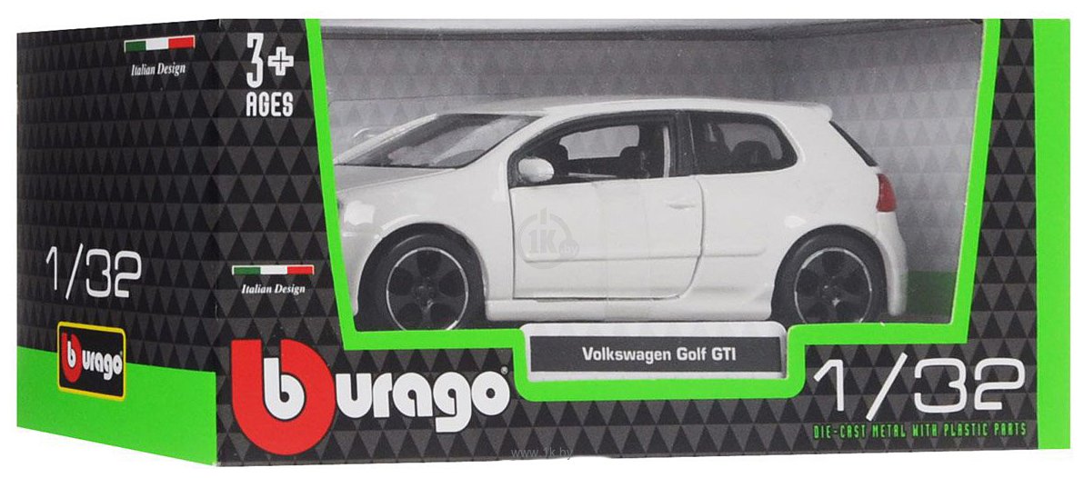 Фотографии Bburago Volkswagen Golf GTI Ed 30 18-43005 (белый)