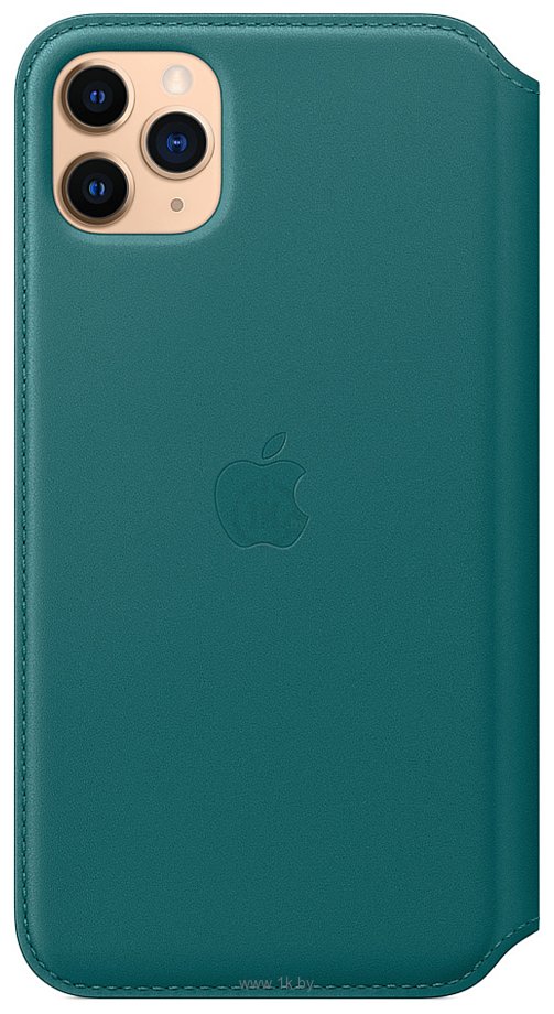 Фотографии Apple Folio для iPhone 11 Pro Max (зеленый павлин)