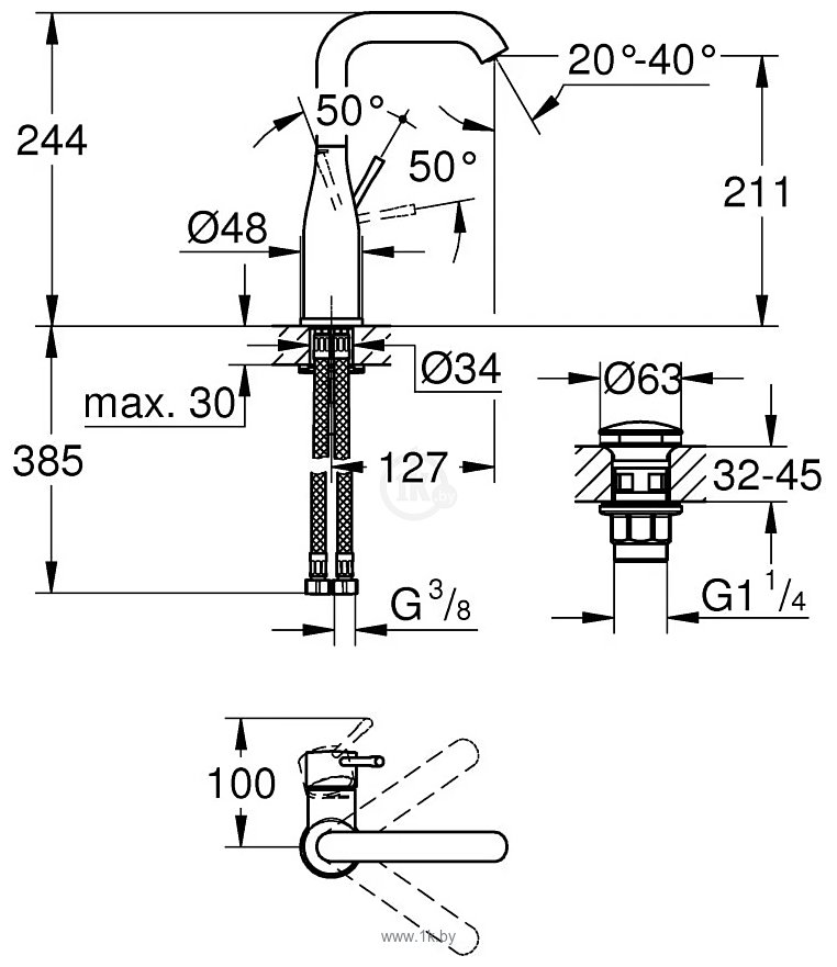 Фотографии Grohe Essence L-Size 23799001 Фотографии Grohe Essence L-Size 23799001