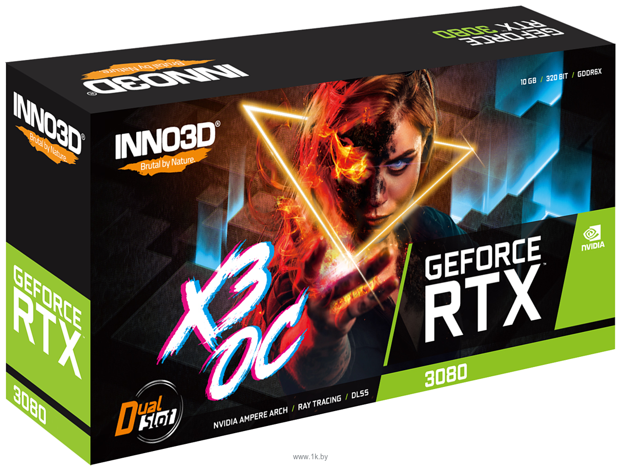 Фотографии INNO3D GeForce RTX 3080 X3 OC LHR 10GB (N30803-106XX-1810VA44H)