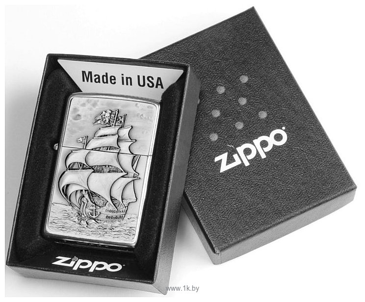 Фотографии Zippo Pirate's Ship Emblem 1300154