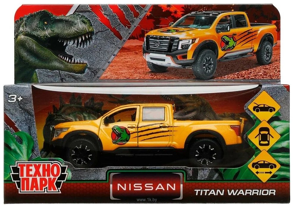 Фотографии Технопарк Nissan Titan Динозавры TITAN-13DIN-YE