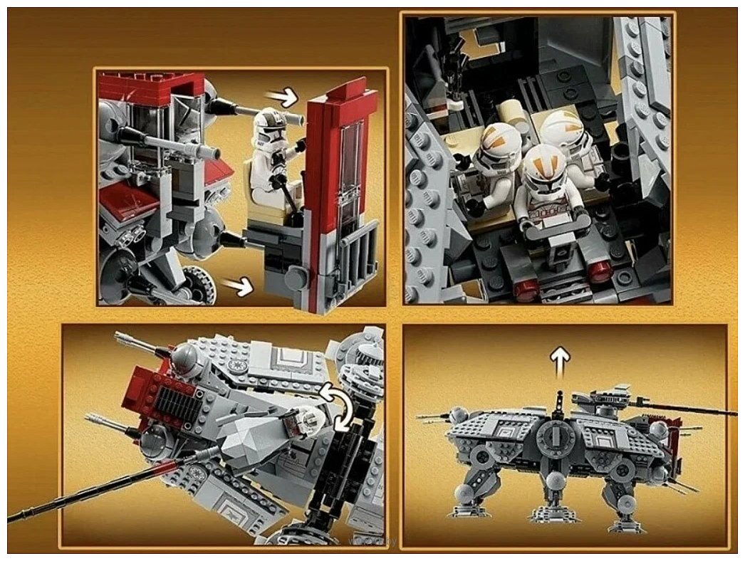 Фотографии LEGO Star Wars 75337 Шагоход AT-TE