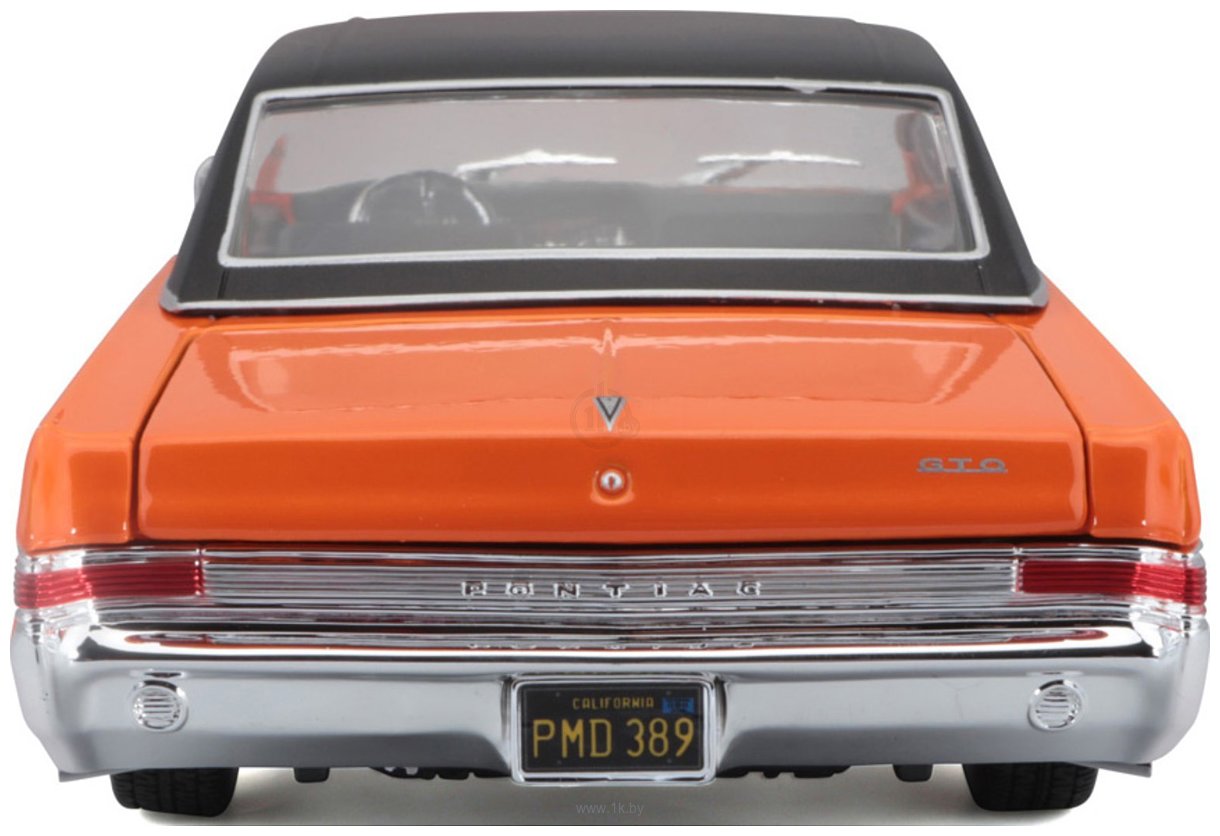 Фотографии Maisto 1965 Pontiac GTO 31885OG (оранжевый)