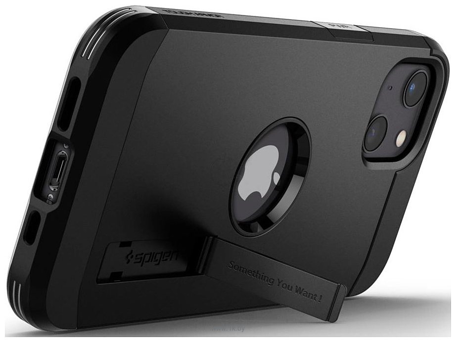 Фотографии Spigen Tough Armor для iPhone 13 ACS03539 (черный)