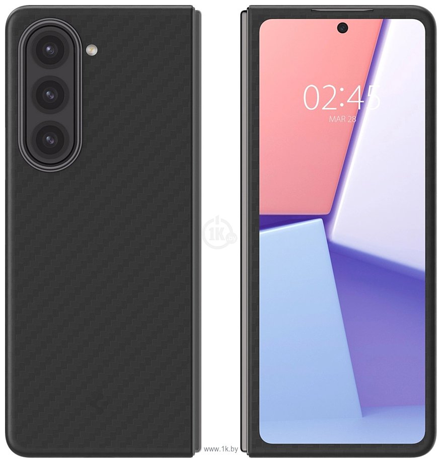 Фотографии Spigen Air Skin Pro для Galaxy Z Fold 5 ACS06218 (черный)