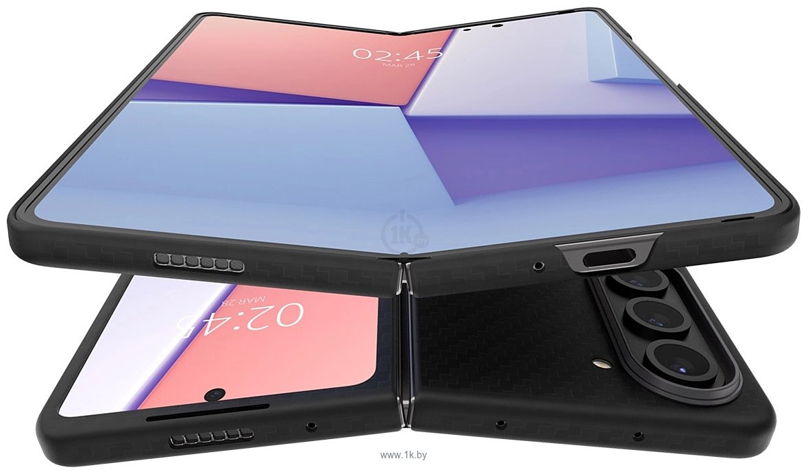 Фотографии Spigen Air Skin Pro для Galaxy Z Fold 5 ACS06218 (черный)