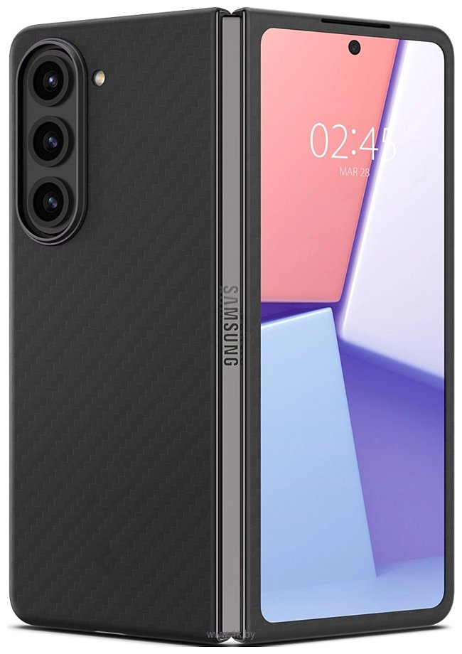 Фотографии Spigen Air Skin Pro для Galaxy Z Fold 5 ACS06218 (черный)