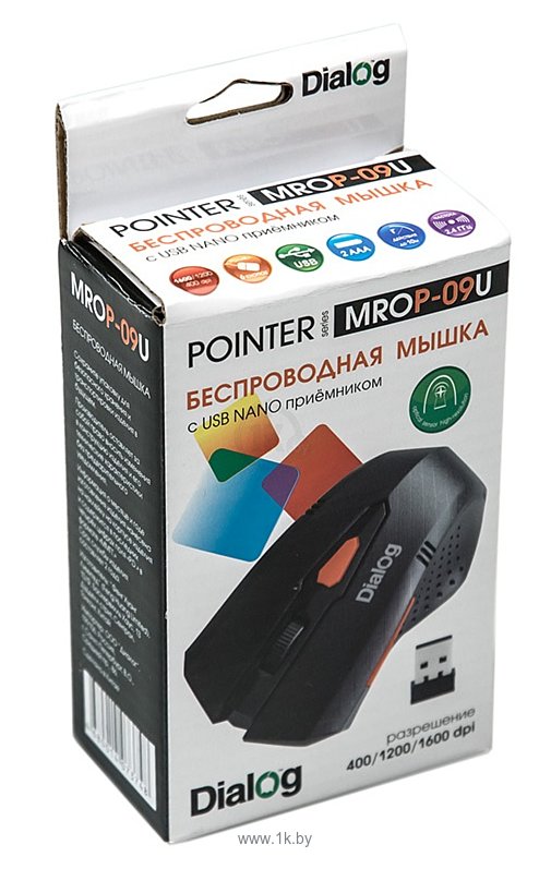 Фотографии Dialog Pointer MROP-09U black USB