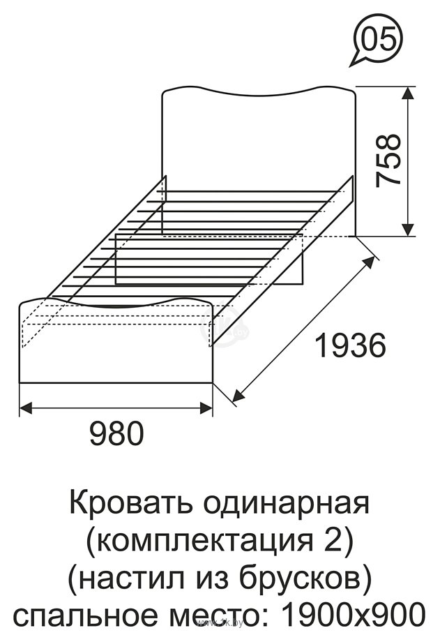 Фотографии Ижмебель Квест №5 комплектация 2 190x90