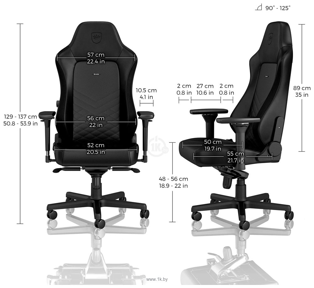 Фотографии Noblechairs Hero PU (черный)