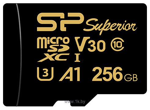 Фотографии Silicon Power Superior Golden A1 microSDXC SP256GBSTXDV3V1GSP 256GB