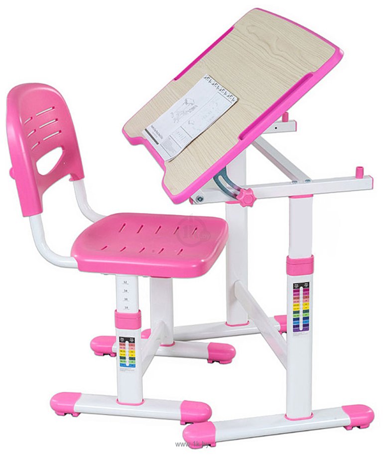 Фотографии Anatomica Karina Lite Wood + стул + светильник (клен/розовый)