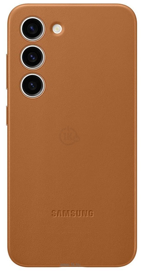 Фотографии Samsung Leather Case S23+ (песочно-бежевый)