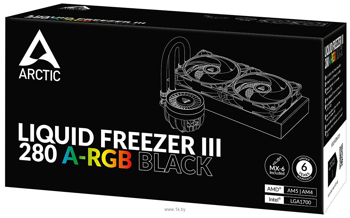 Фотографии Arctic Liquid Freezer III 280 A-RGB Black ACFRE00143A