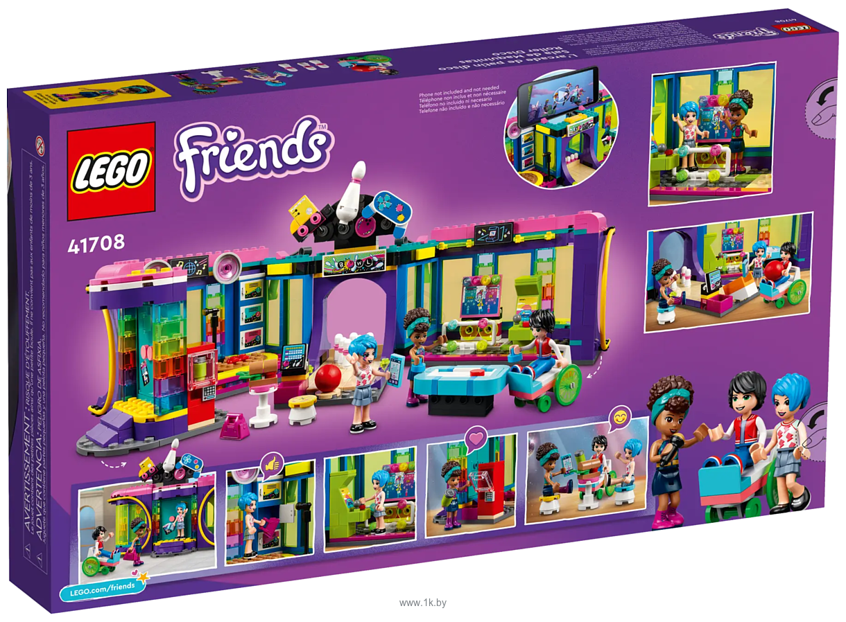 Фотографии LEGO Friends 41708 Диско-аркада для роллеров