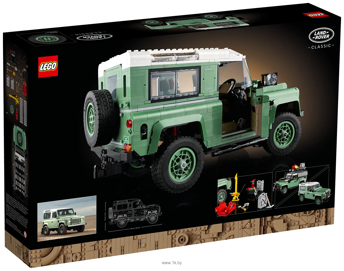 Фотографии LEGO Icons 10317 Внедорожник Land Rover Classic Defender 90