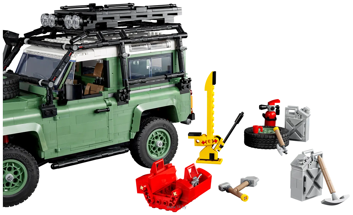 Фотографии LEGO Icons 10317 Внедорожник Land Rover Classic Defender 90