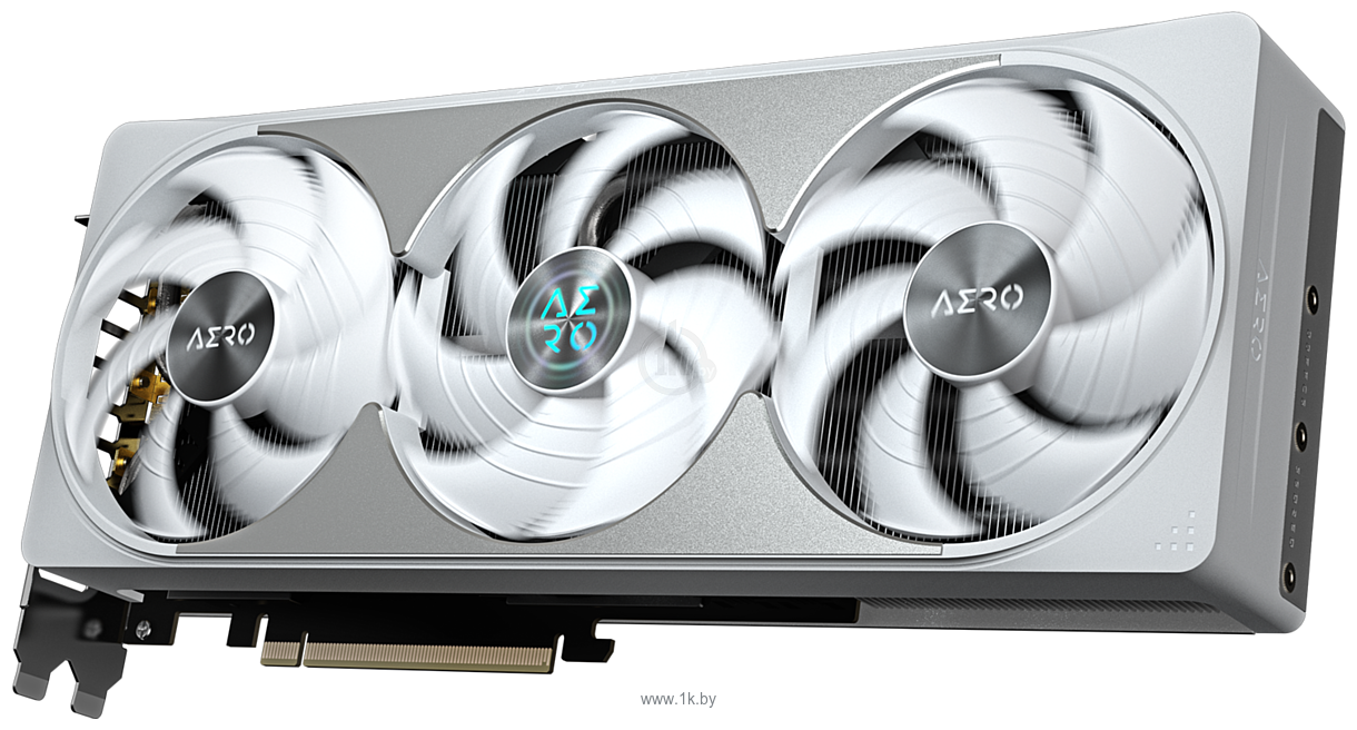 Фотографии GigaByte GeForce RTX 5080 Aero OC SFF 16G (GV-N5080AERO OC-16GD)