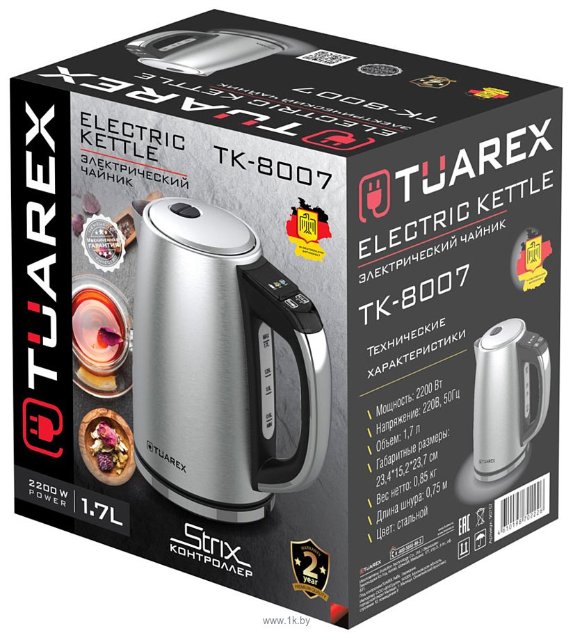 Фотографии Tuarex TK-8007 (стальной)