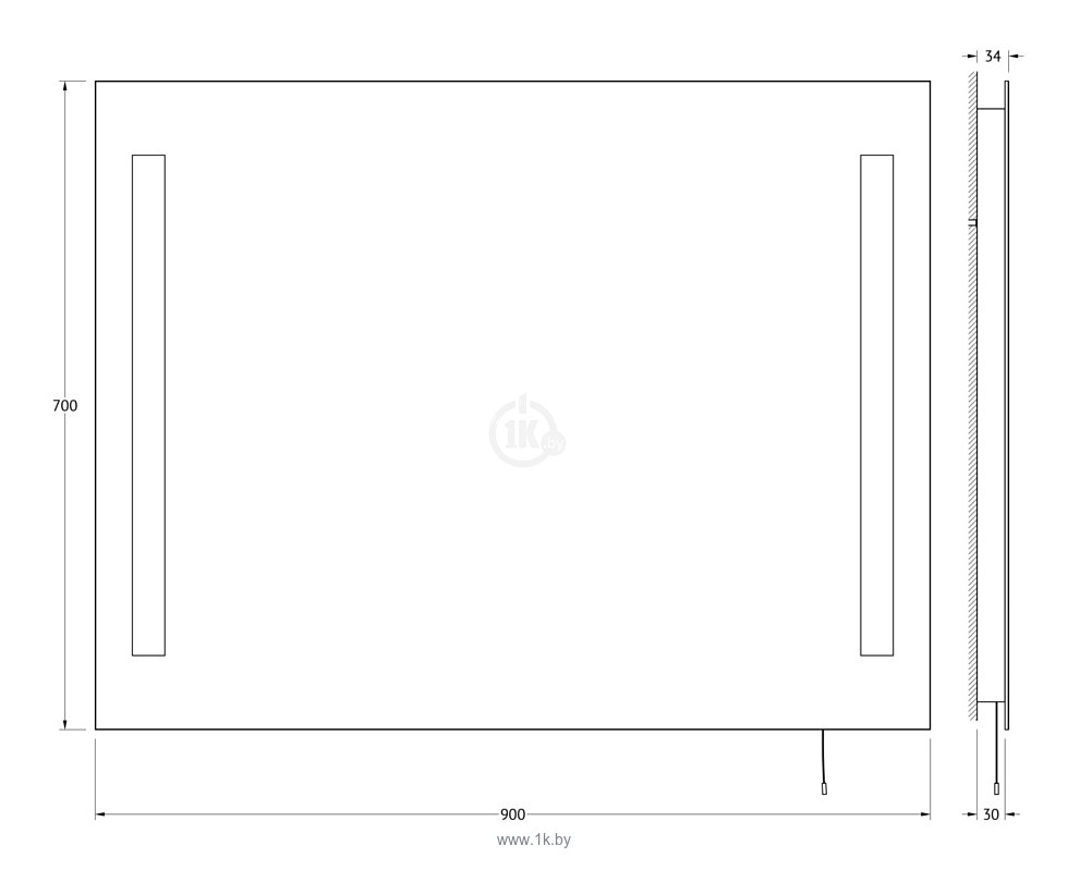 Фотографии Ellux Linea LED 90х70 (LIN-A2 9122)